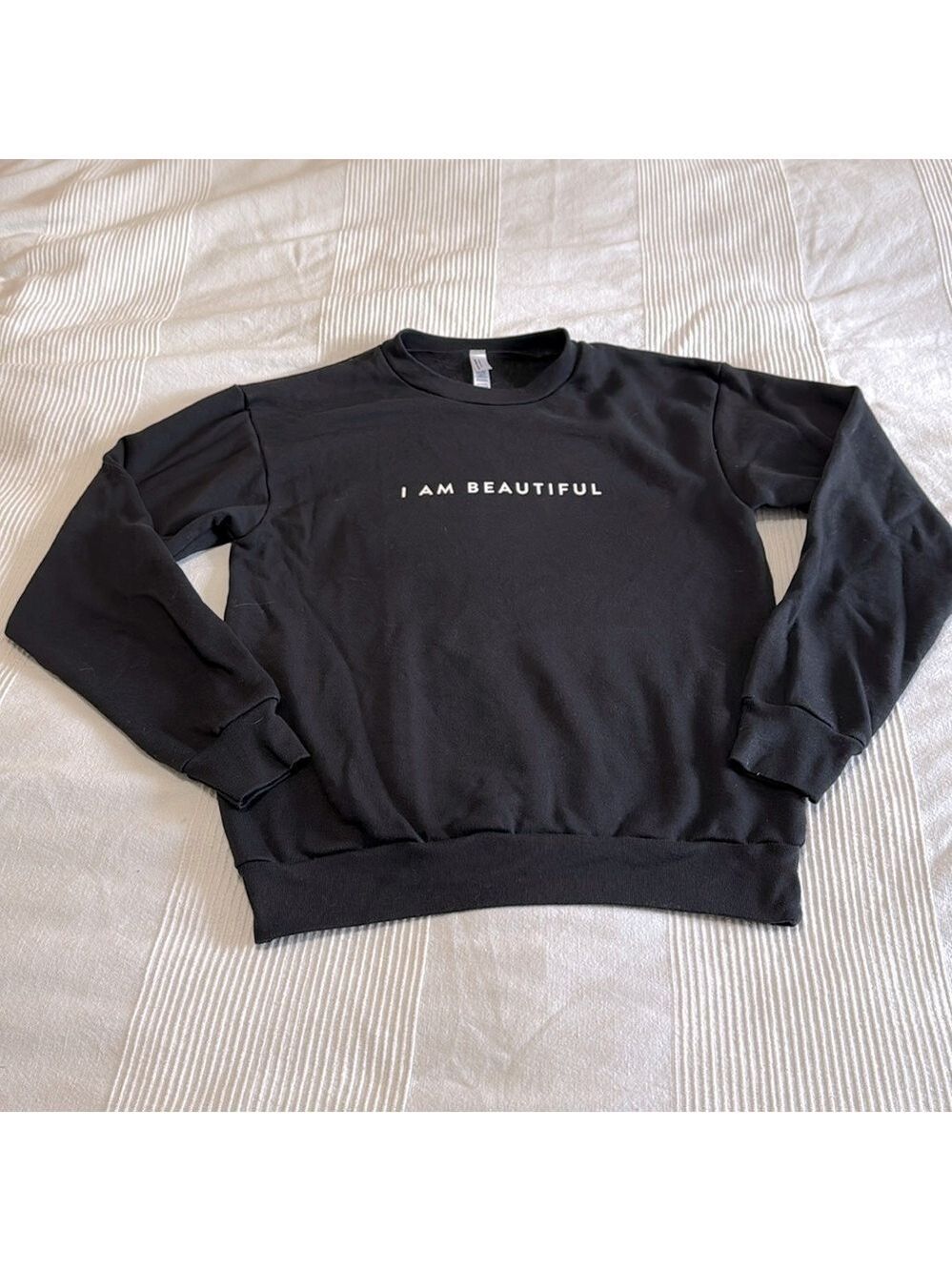 American Apparel Black Crewneck Sweatshirt Small